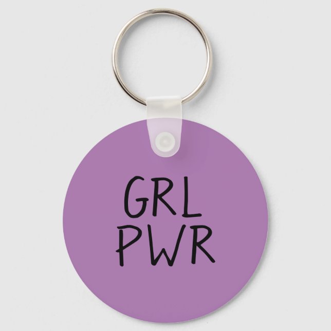 Chaveiro PWR GRL | Anel-chave (Frente)