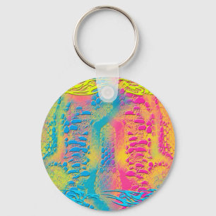 Chaveiro PYTHON - fractal decorativo moderno -