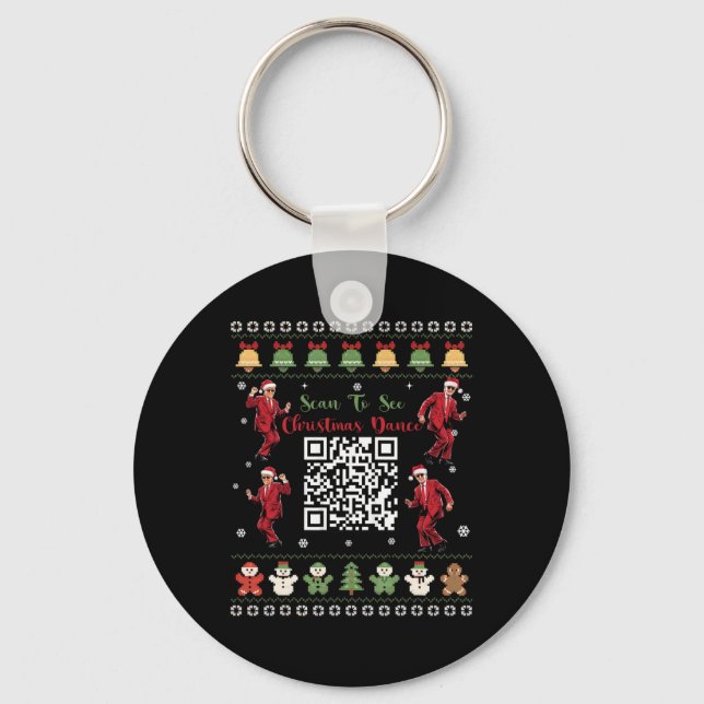 Chaveiro Qr Trump Dance Code Presidente Dance Code Natal (Frente)