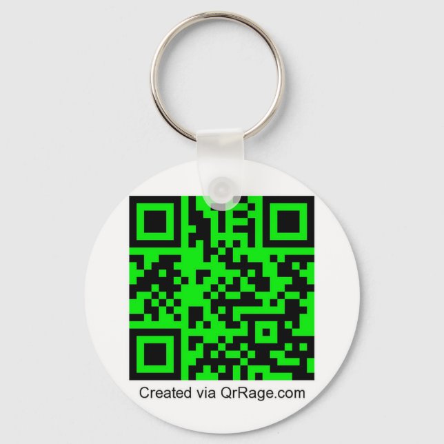 Chaveiro QrRage.com - Seu Código QR Personalizado (Frente)