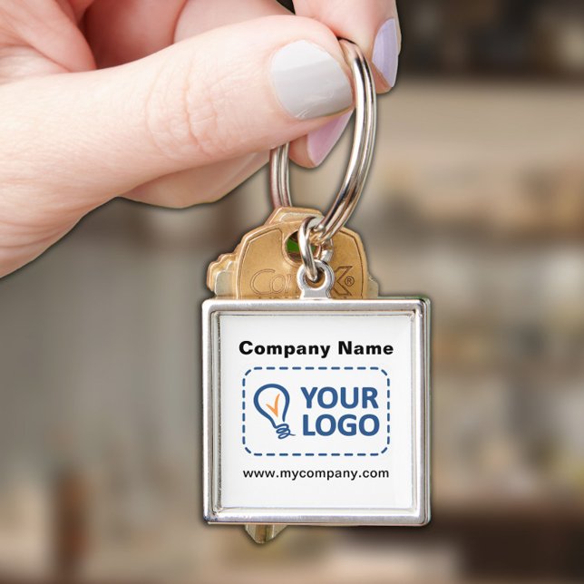 Chaveiro Quadrado à prova d'água personalizado e à prova d' (Criador carregado)