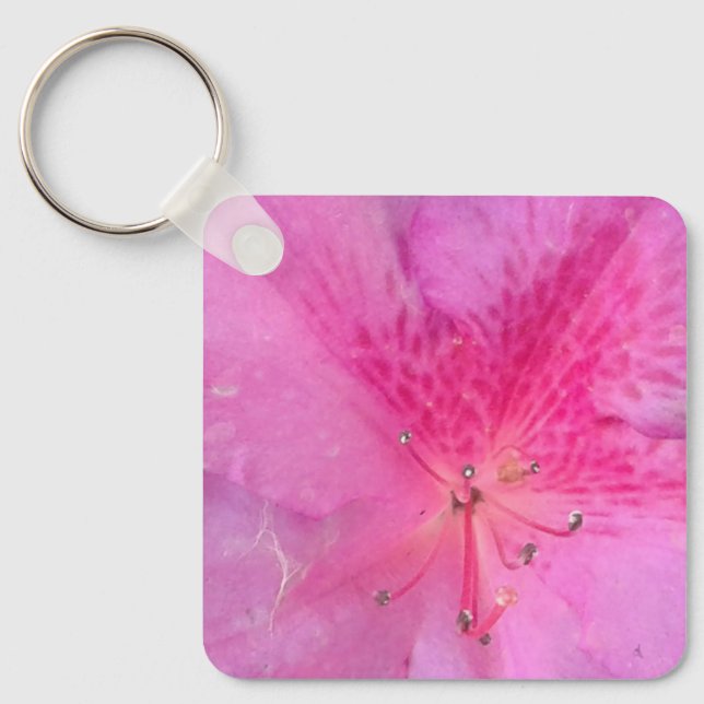 Chaveiro Quadrado metálico Elegante (Frente)