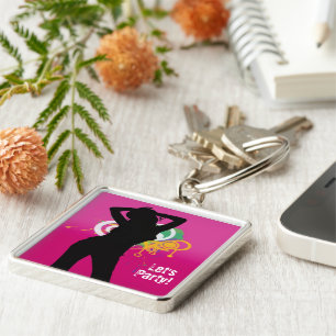 Chaveiro quadrado partidário nº Premium