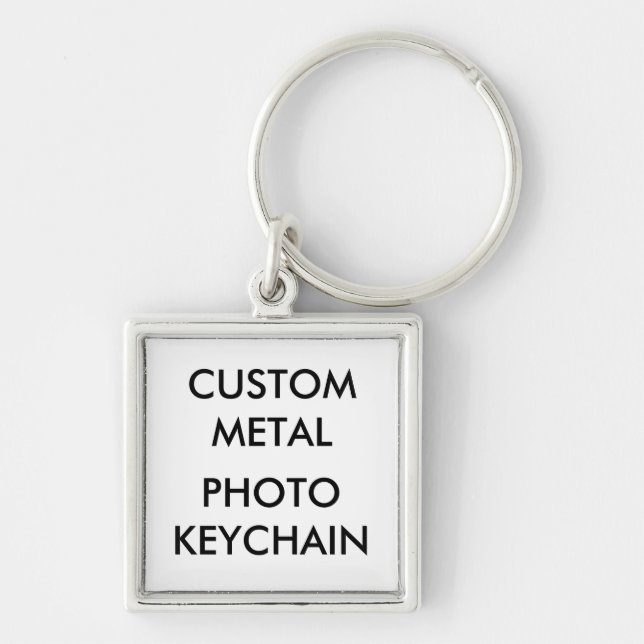 Chaveiro quadrado pequeno personalizado costume da (Frente)