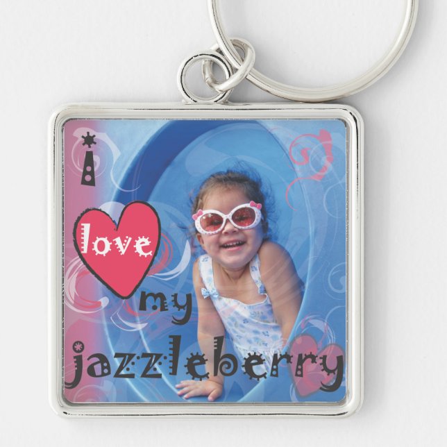 Chaveiro quadrado superior (Frente)