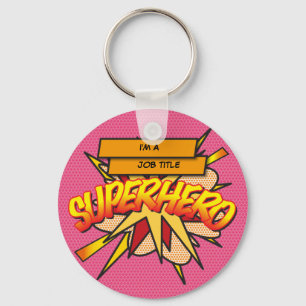Chaveiro Quadrinho Personalizado de Arte Pop EU SOU UM... S