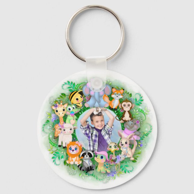 Chaveiro Quadro de Fotografia Animal Bastante (Frente)