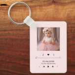 Chaveiro Quadro de Fotografias do Player de Música Personal<br><div class="desc">Design de fotos divertidas e caprichosas com um zumbido de um tocador de música.</div>
