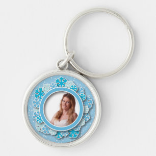 Chaveiro Quadro do floco de neve