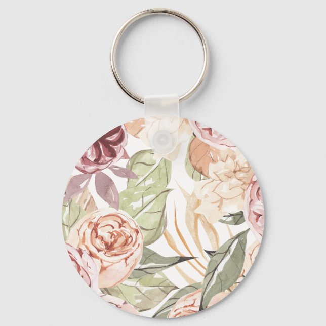 Chaveiro Quadro Floral (Frente)