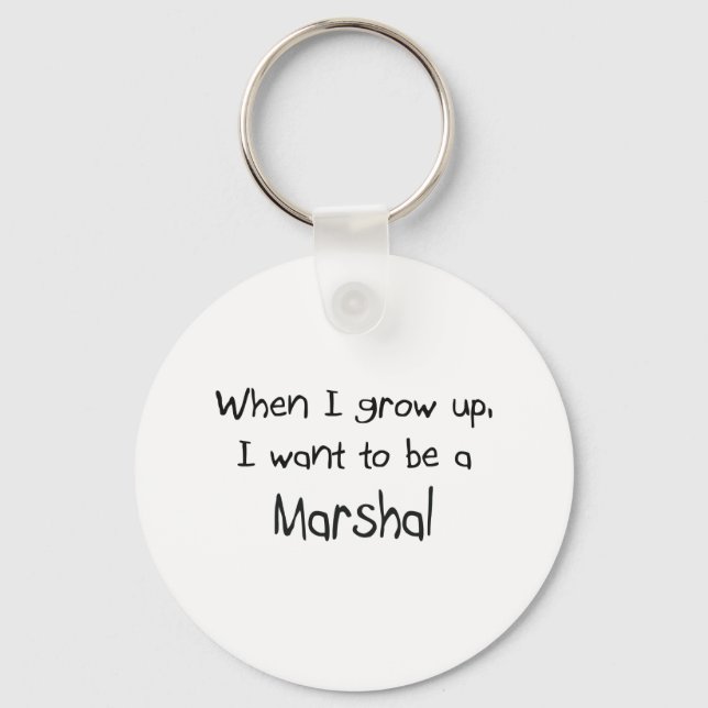 Chaveiro Quando eu crescer, quero ser um delegado (Frente)