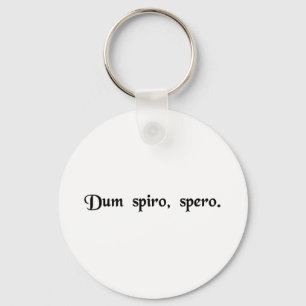 Chaveiro Quando eu respirar, eu espero