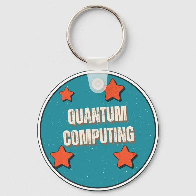 Chaveiro Quantum Computing Science (Frente)