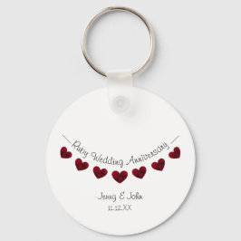 Chaveiro Quarenta Ruby Wedding Annianiversary broting