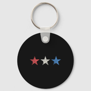 Chaveiro Quarto Vermelho White Blue Stars Fofo Americano Pa