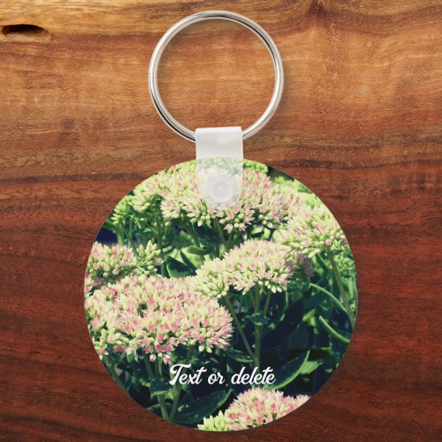 Chaveiro Quase Sedum Flower Personalizado (Frente)