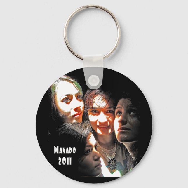 Chaveiro Quatro garotas em Manado (Frente)