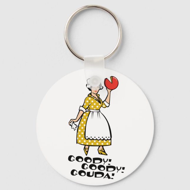 Chaveiro Que bom! Que bom! Gouda! (Frente)