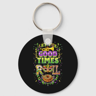 Chaveiro Que O Bom Tempo Faça Mardi Gras Miçangas Louisiana