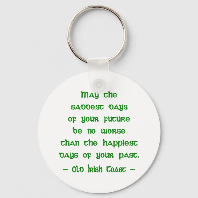 Chaveiro Que os dias mais tristes (Frente)