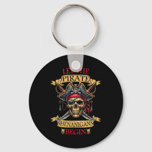 Chaveiro Que Os Piratas Shenanigans Comecem O Crânio De Hal