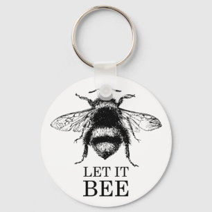 Chaveiro Que Seja Vintage Nature Bumble Bee