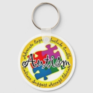 Chaveiro quebra-cabeça do autismo