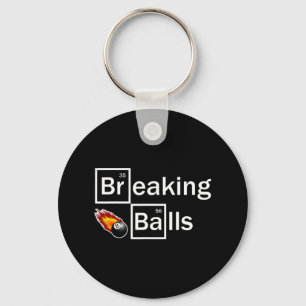Chaveiro Quebrando Piscina Billiard Player Snooker 8 Ball E