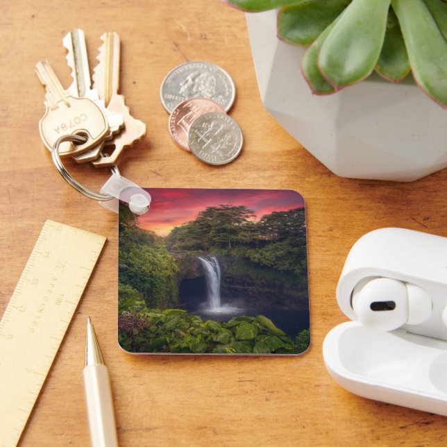 Chaveiro Quedas | Rainbow Falls, Hilo, Havaí (Mesa)