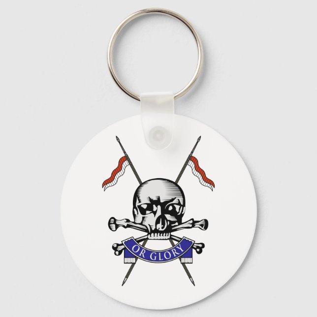 Chaveiro Queens Royal Lancers (Frente)