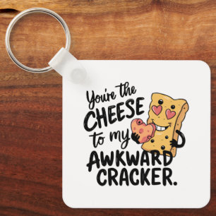 Chaveiro Queijo para o meu awkward   Namorados engraçado e 
