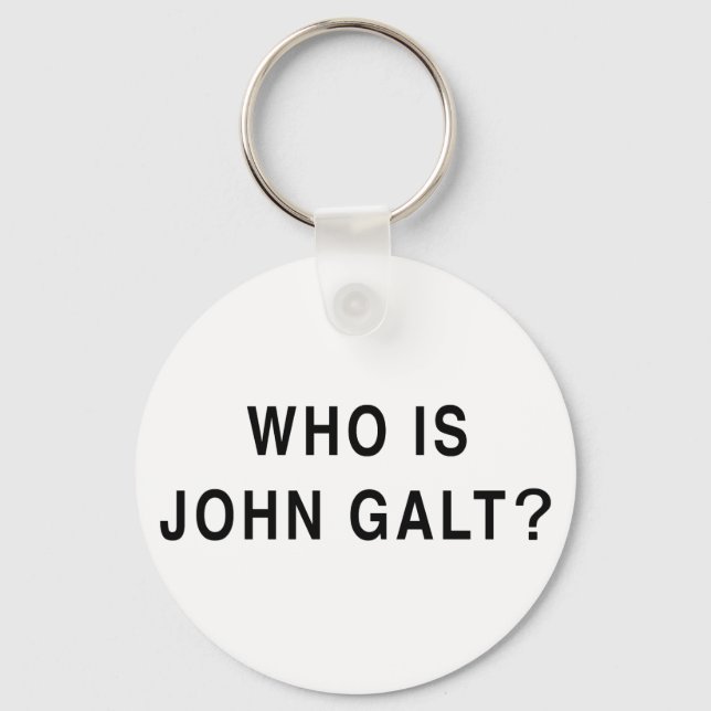 Chaveiro Quem é John Galt? (Frente)