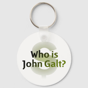 Chaveiro Quem é John Galt? Símbolo do dinheiro