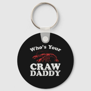 Chaveiro Quem é o seu Crawdaddy Engraçado Boil Mardi Gra