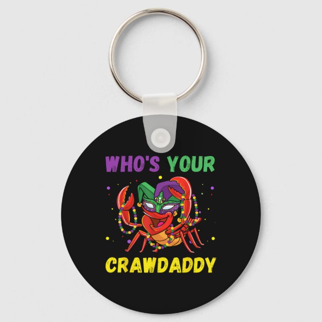 Chaveiro Quem É Seu Crawdaddy Lagostim Jester Contas Funny  (Frente)
