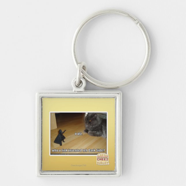 Chaveiro Quem inventou o lado escuro? (Frente)