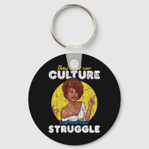 Chaveiro Queremos nossa cultura e não nossa história negra