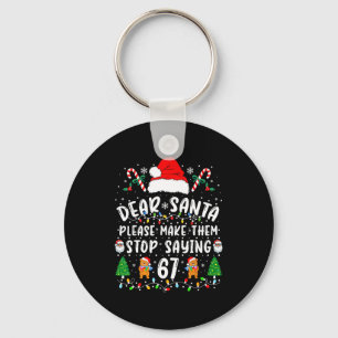 Chaveiro Querido Papai Noel 67 Natal Engraçado Seis Sete 6-