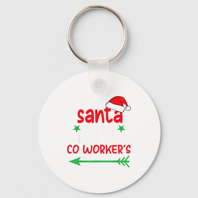 Chaveiro Querido Papai Noel É A Falta Do Meu Colega De Trab (Frente)