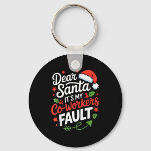 Chaveiro Querido Papai Noel É a Falta dos Meus Colegas de T
