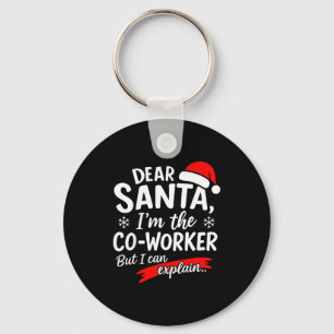 Chaveiro Querido Papai Noel É Culpa do Meu Colega de Trabal