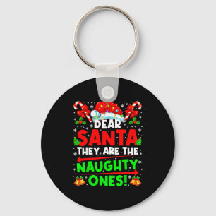 Chaveiro Querido Papai Noel Eles São o Um Travesso Natal Xm