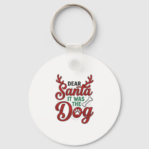Chaveiro Querido Papai Noel Foi O Cachorro Camiseta De Nata