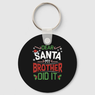 Chaveiro Querido Papai Noel Meu Irmão Fez Isso Engraçado Na