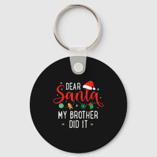 Chaveiro Querido Papai Noel Meu Irmão Fez Isso Engraçado Na