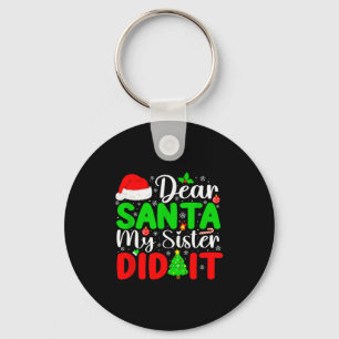 Chaveiro Querido Papai Noel Minha Irmã Fez Isso Engraçado N