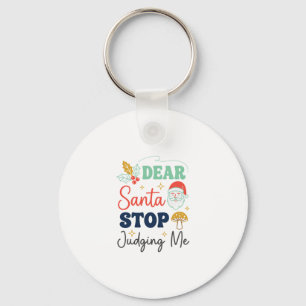 Chaveiro Querido Papai Noel Pare de Me Julgar Natal Cogumel