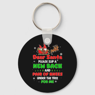 Chaveiro Querido Papai Noel Por Favor Traga-Me Um Novo Dors