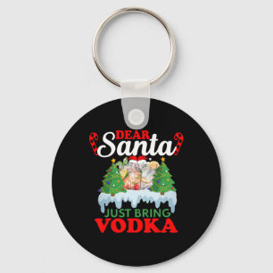Chaveiro Querido Papai Noel Traga Apenas Vodka Fósforo De N