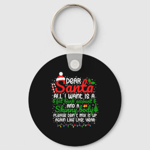 Chaveiro Querido Papai Noel Tudo Que Eu Quero É Uma Conta B